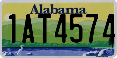 AL license plate 1AT4574