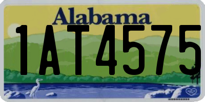 AL license plate 1AT4575