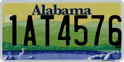 AL license plate 1AT4576