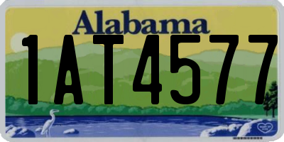 AL license plate 1AT4577