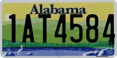 AL license plate 1AT4584