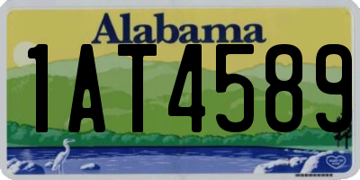 AL license plate 1AT4589
