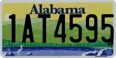 AL license plate 1AT4595