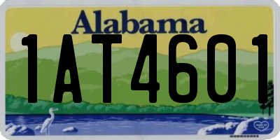 AL license plate 1AT4601