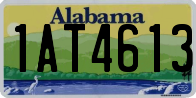 AL license plate 1AT4613