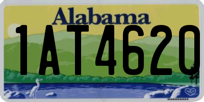AL license plate 1AT4620