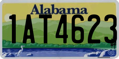 AL license plate 1AT4623