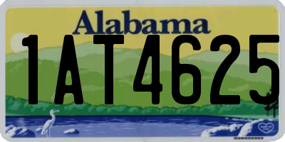 AL license plate 1AT4625
