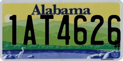 AL license plate 1AT4626