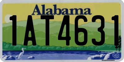 AL license plate 1AT4631