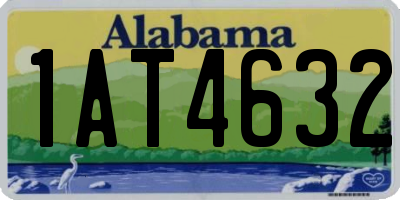 AL license plate 1AT4632