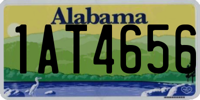 AL license plate 1AT4656