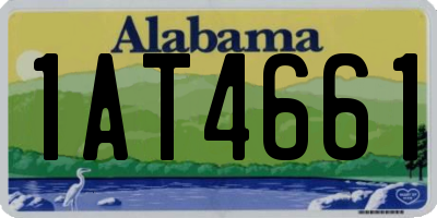 AL license plate 1AT4661