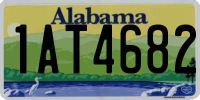 AL license plate 1AT4682