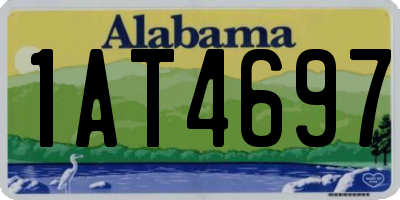 AL license plate 1AT4697