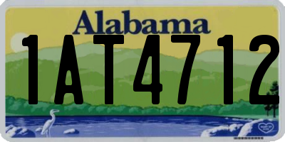 AL license plate 1AT4712
