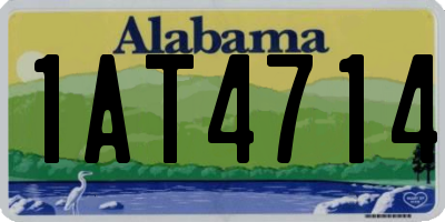 AL license plate 1AT4714