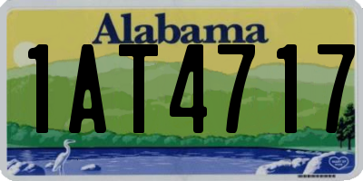 AL license plate 1AT4717
