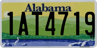 AL license plate 1AT4719