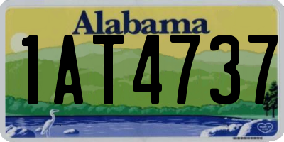 AL license plate 1AT4737