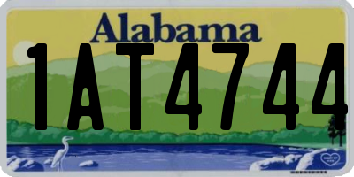 AL license plate 1AT4744