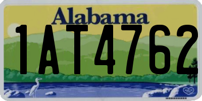 AL license plate 1AT4762