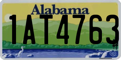 AL license plate 1AT4763