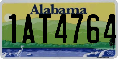AL license plate 1AT4764