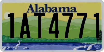 AL license plate 1AT4771