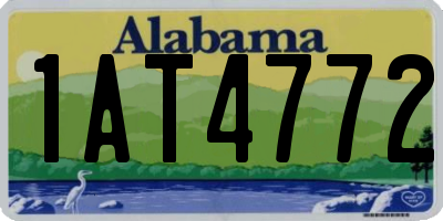 AL license plate 1AT4772