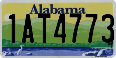 AL license plate 1AT4773