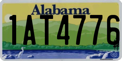 AL license plate 1AT4776