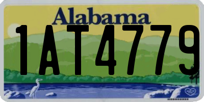 AL license plate 1AT4779