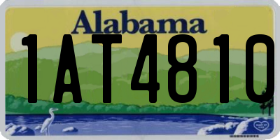 AL license plate 1AT4810