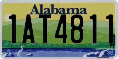 AL license plate 1AT4811