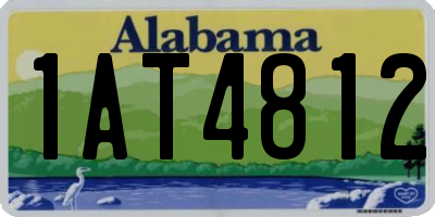AL license plate 1AT4812