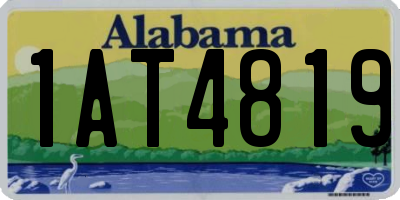 AL license plate 1AT4819