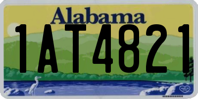 AL license plate 1AT4821