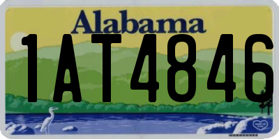 AL license plate 1AT4846