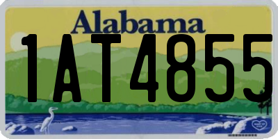 AL license plate 1AT4855