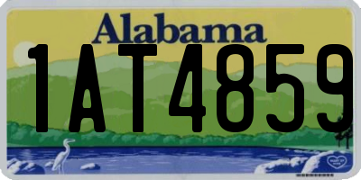 AL license plate 1AT4859