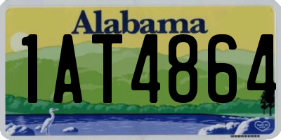 AL license plate 1AT4864