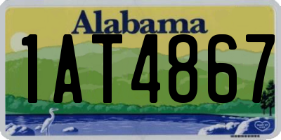 AL license plate 1AT4867