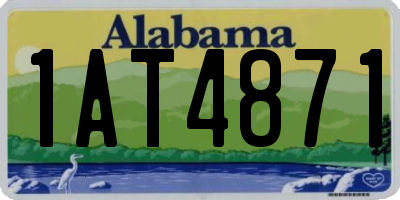 AL license plate 1AT4871