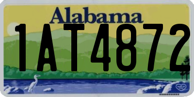 AL license plate 1AT4872