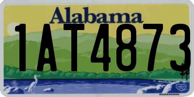 AL license plate 1AT4873