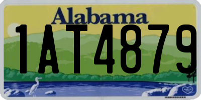 AL license plate 1AT4879