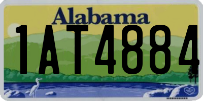 AL license plate 1AT4884