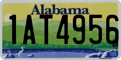 AL license plate 1AT4956