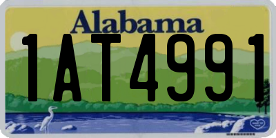 AL license plate 1AT4991